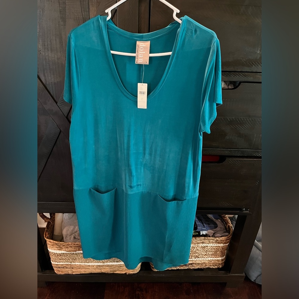 Brand new teal dress - casual or dressy!
